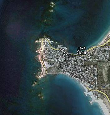 Aerial view of Tyre