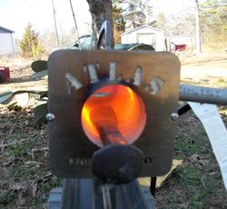 A gas forge