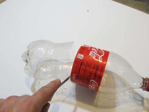 Cut a 2 liter bottle