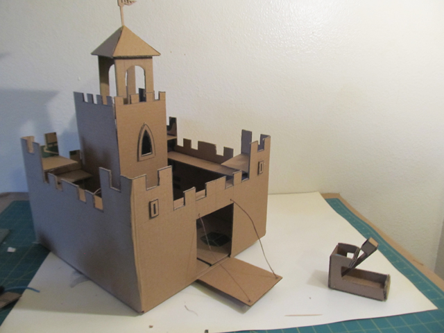 Large Picture Of The Cardboard Castle 