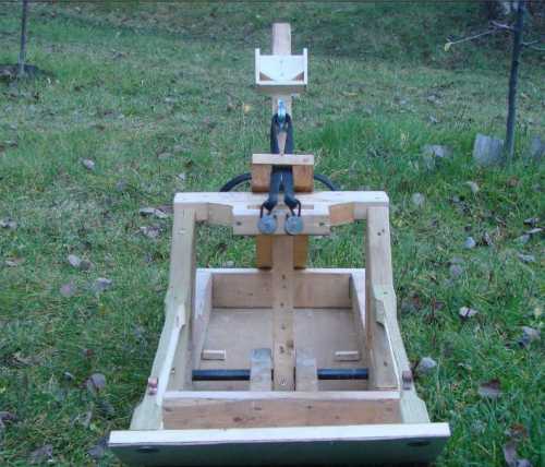 Front View of Catapult