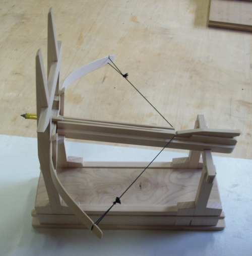 Crossbow side view