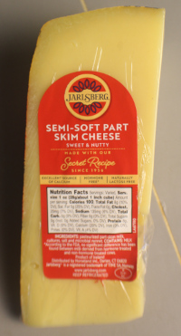 Jarlsberg swiss cheese