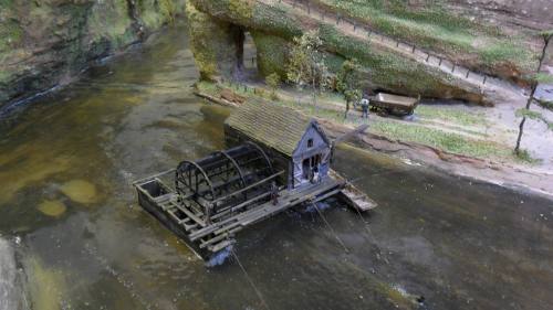 Boat Mill Diorama