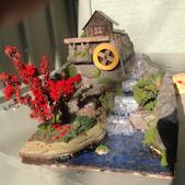 Watermill diorama