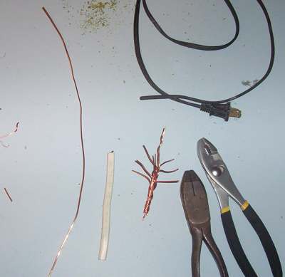 Materials for making a wire tree
