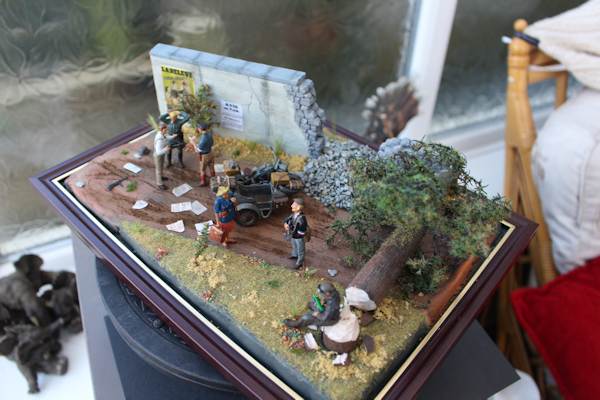 View of the diorama
