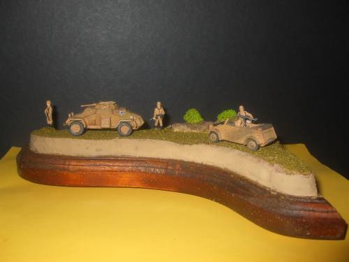 The kubelwagen diorama