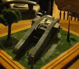 WWI Tadpole Tank Diorama