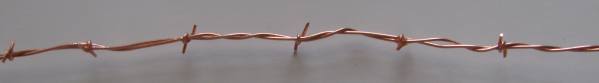 miniature barbed wire