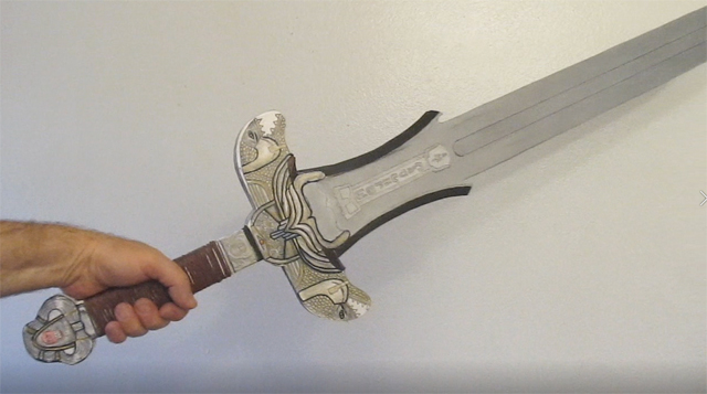 The Conan sword is complete