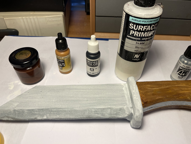 Priming and painting