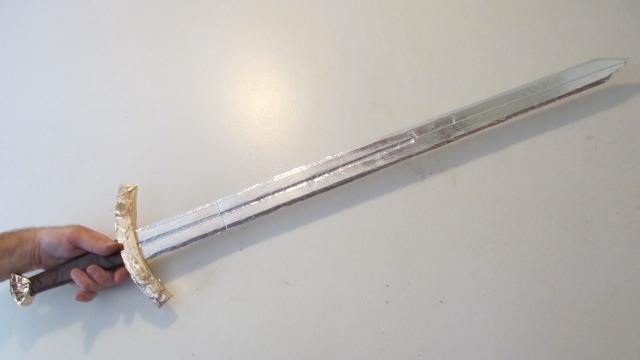 The foil tape sword