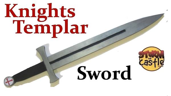Knights Templar sword banner