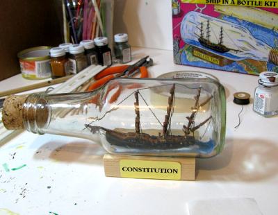 The completed ship