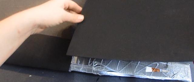 Cover with foam