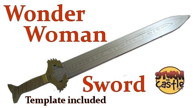 Wonder Woman Sword Banner
