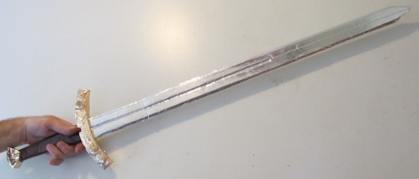 Foil tape sword