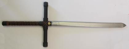 a PVC sword 