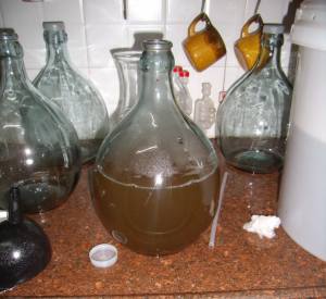 The mead in the jugs