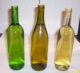 Three mead bottles
