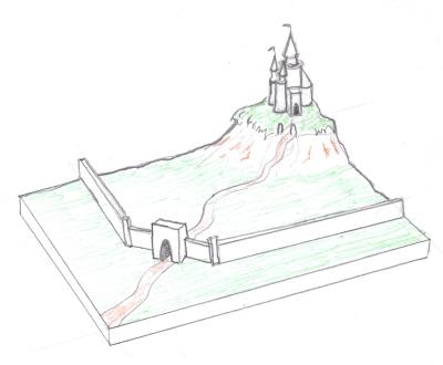 foam diorama terrain sketch
