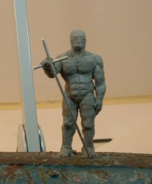 A sculpted miniature