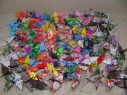 174 Origami Cranes