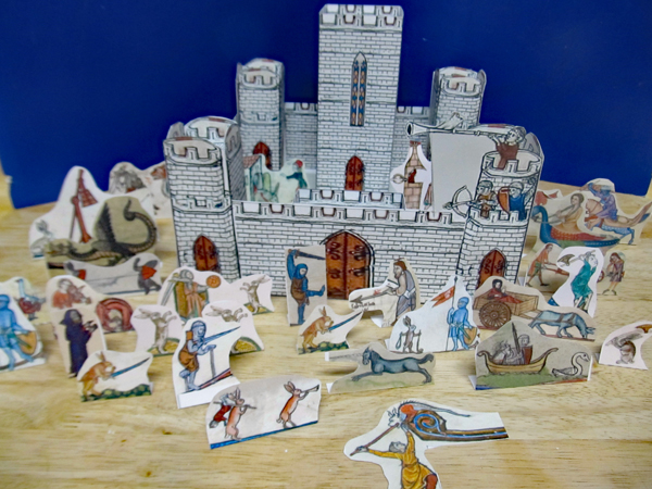 The Marginalia Castle with figures