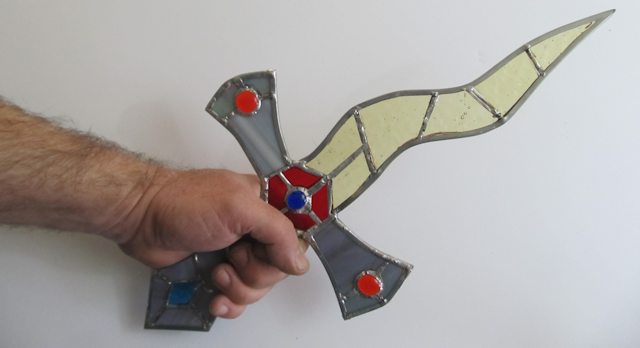 Stained glass dagger