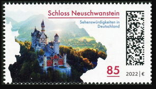 Neuschwanstein Castle Stamp