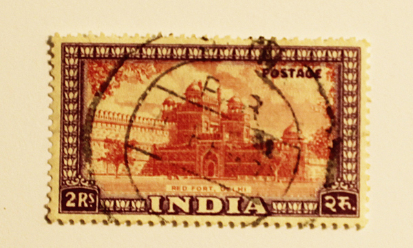 Red Fort stamp