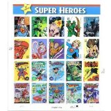 DC Comics Super Heroes Collectible Stamp Sheet 