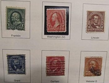Universal Postal Union Color stamps