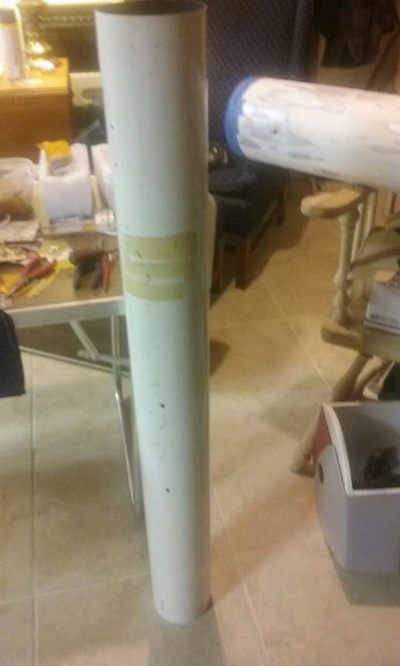 The 4 1/4 inch telescope tube